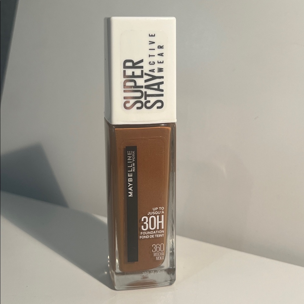 Maybelline 360 MOCHA Super Stay Full Coverage Liquid Foundation NEW Sealed